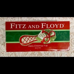 Fitz And Floyd “Merry Christmas Y’all” Spoon Rest